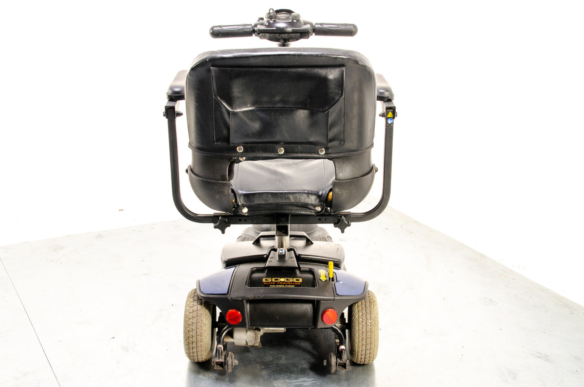 Pride Go-Go Elite Traveller LX 3 Used Mobility Scooter Boot Lightweight Travel Transportable Blue 13558