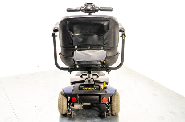 Pride Go-Go Elite Traveller LX 3 Used Mobility Scooter Boot Lightweight Travel Transportable Blue 13558