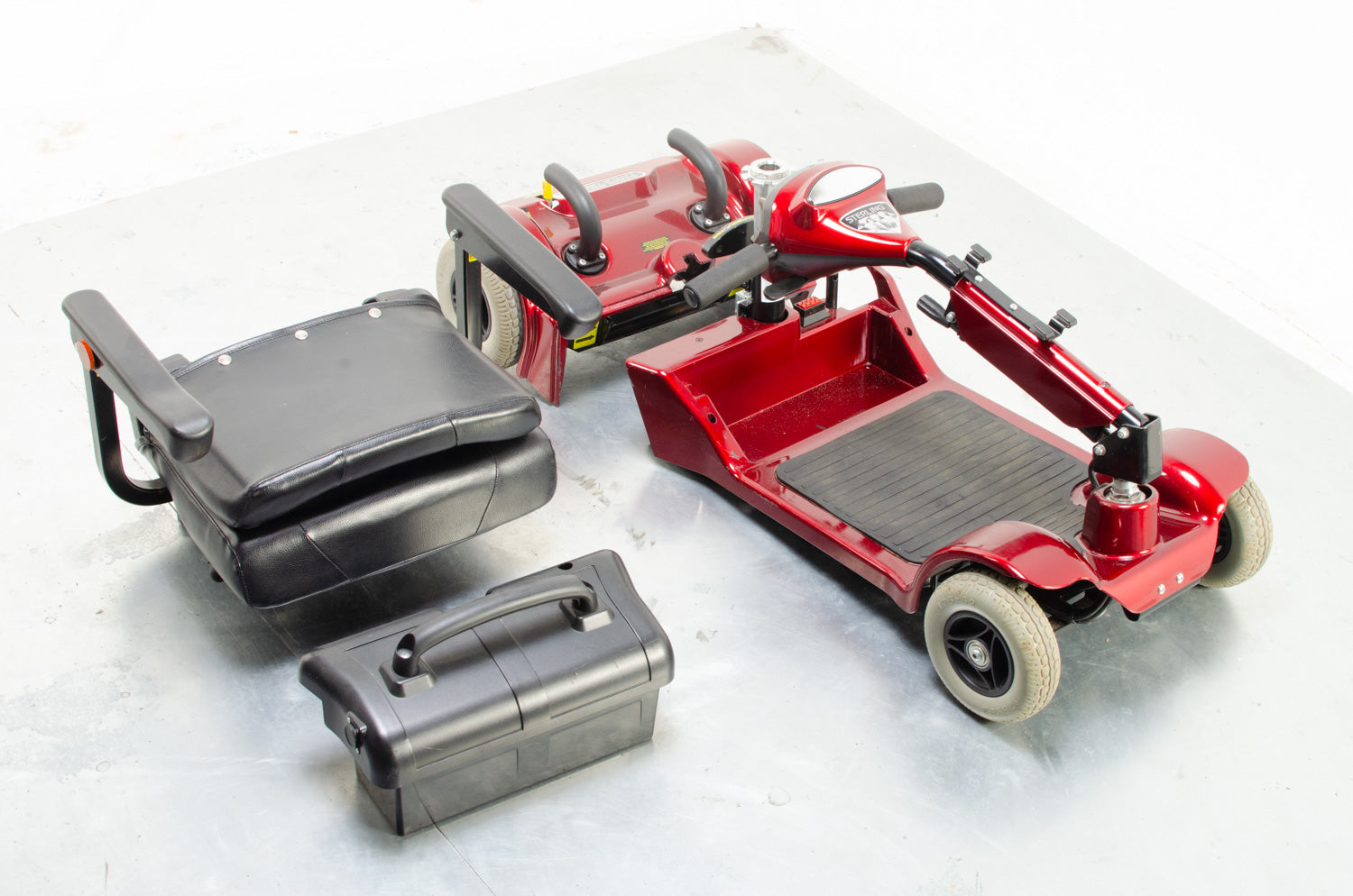 2008 Sterling Little Gem 4mph Transportable Boot Mobility Scooter from Sunrise Medical Secondary image