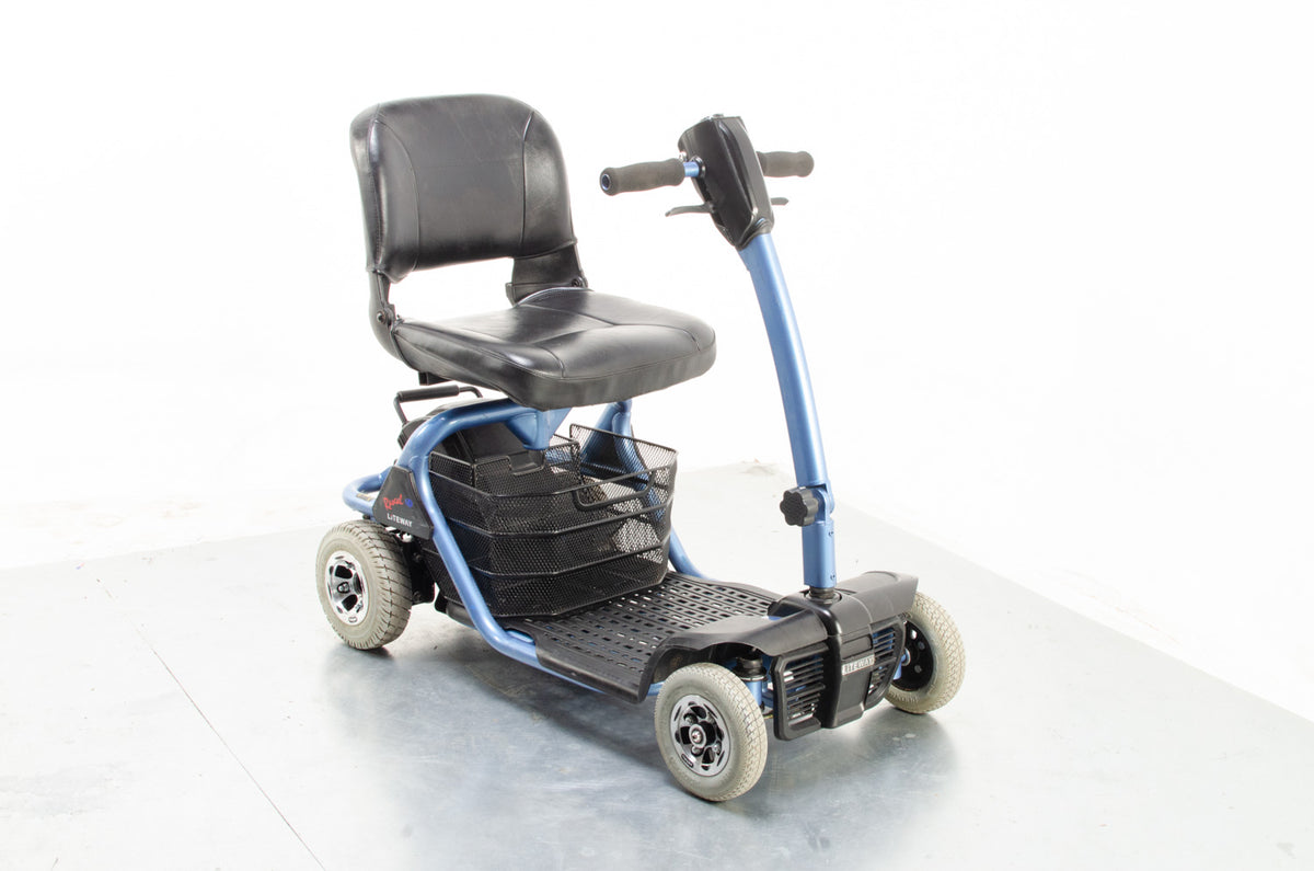 2008 Rascal Liteway 4 4mph Transportable Boot Electric Mobility Scooter in Blue