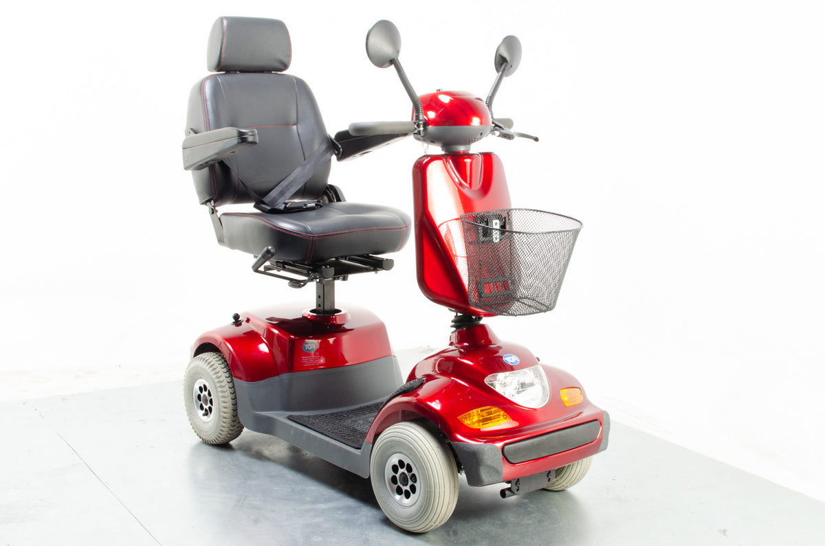 2014 TGA Sonet 6mph Mid Size Mobility Scooter in Red