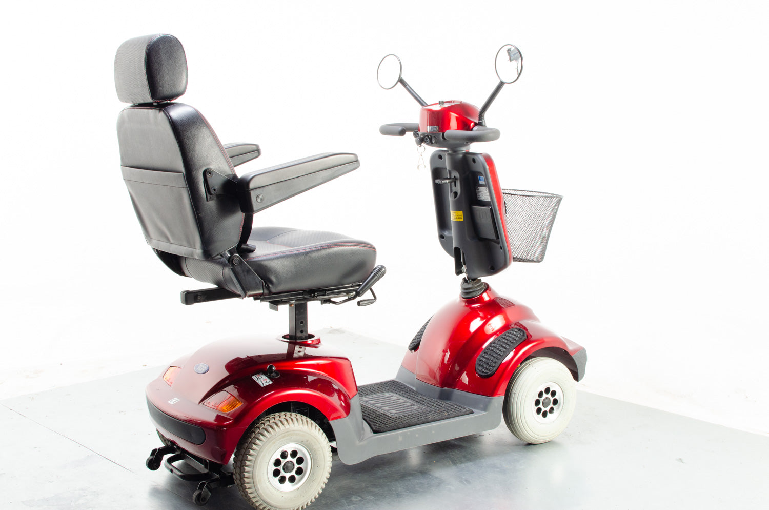 2014 TGA Sonet 6mph Mid Size Mobility Scooter in Red