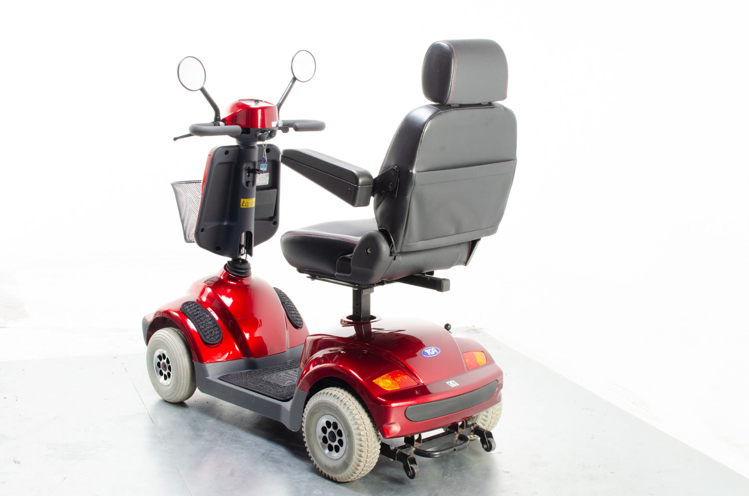 2014 TGA Sonet 6mph Mid Size Mobility Scooter in Red