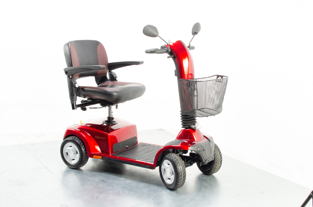 2013 Monarch Multi Electric Mobility Scooter Used Second Hand 4mph Mid Size Pavement in Red