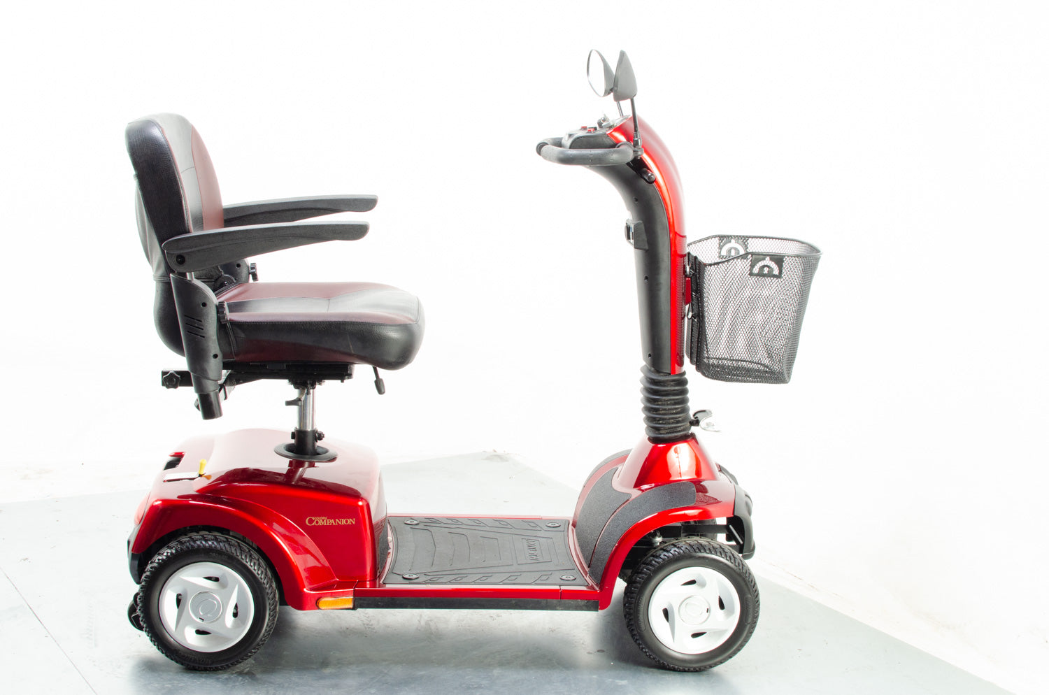 2013 Monarch Multi Electric Mobility Scooter Used Second Hand 4mph Mid Size Pavement in Red