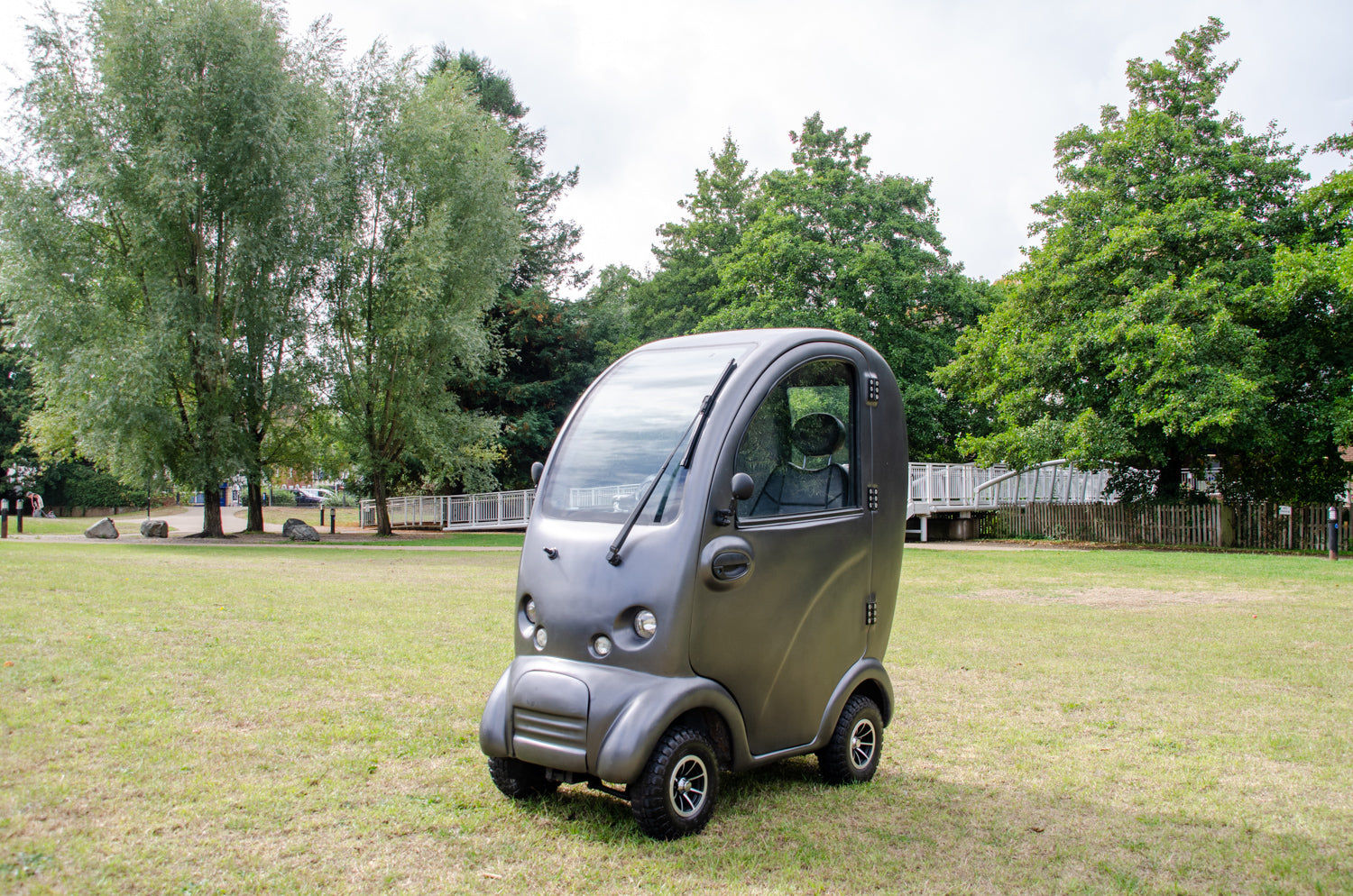 2017 Scooterpac Cabin Car MK2 8mph Class 3 Covered Mobility Scooter Grey Road Legal Secondary image