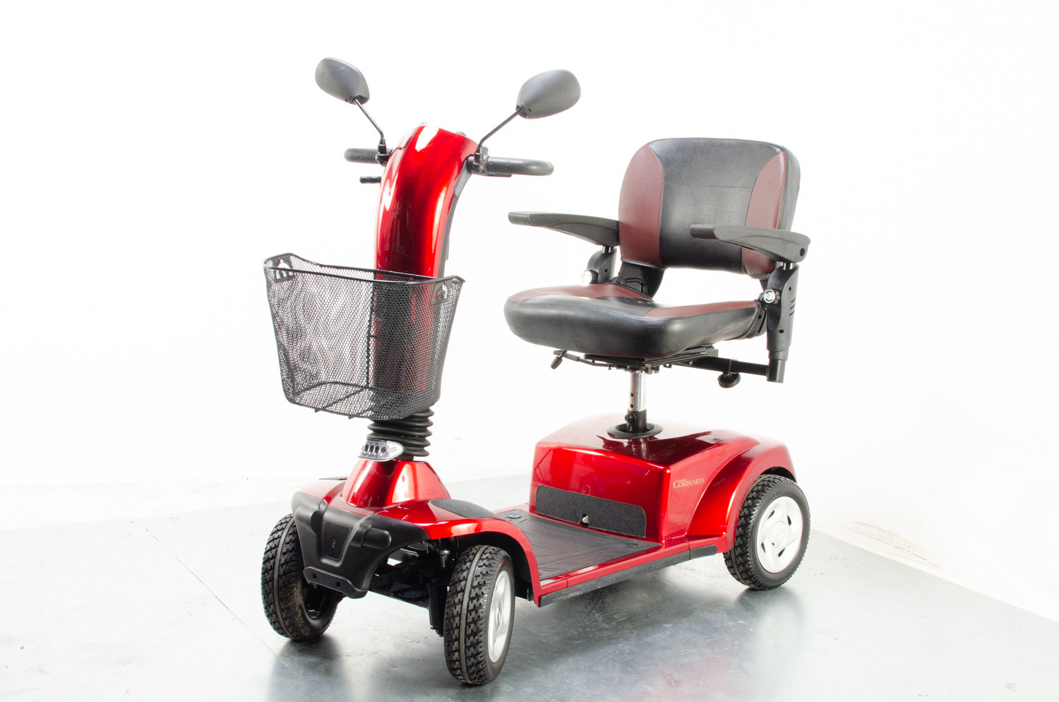 2013 Monarch Multi Electric Mobility Scooter Used Second Hand 4mph Mid Size Pavement in Red