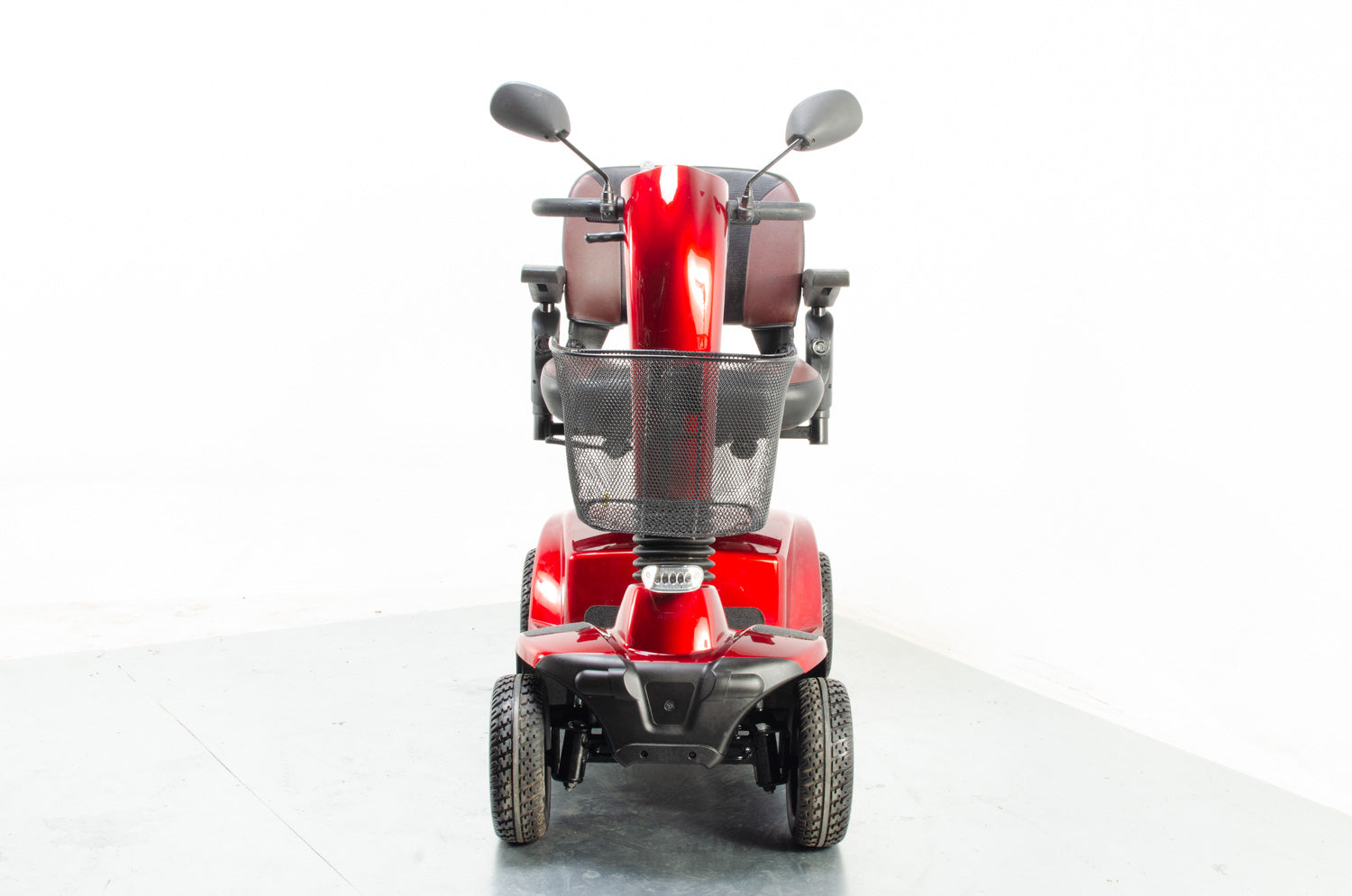 2013 Monarch Multi Electric Mobility Scooter Used Second Hand 4mph Mid Size Pavement in Red