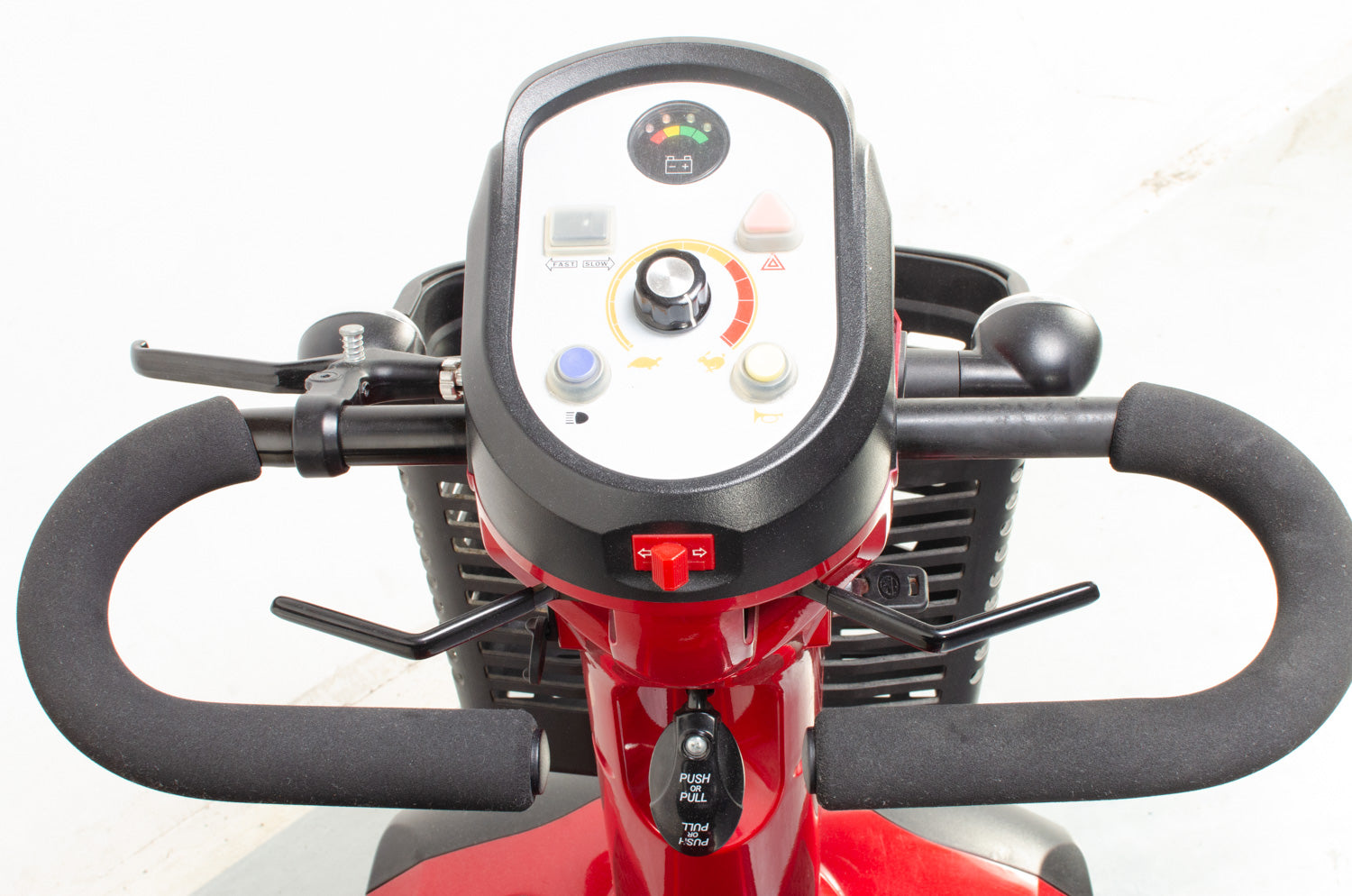 2018 Drive Neo 6 6mph Mid Size Mobility Scooter in Red