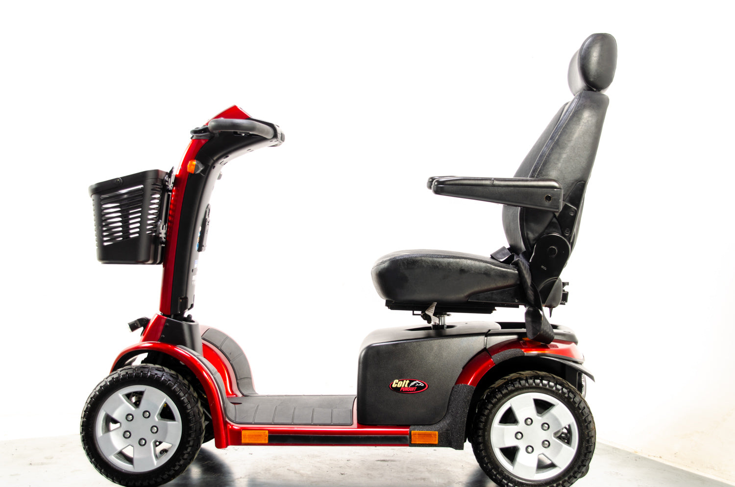 Pride Colt Pursuit Used Mobility Scooter 8mph All-Terrain Transportable Large Off-Road Road Legal Red 13566