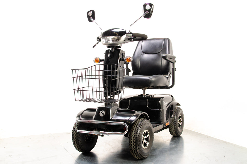 Rascal Pioneer Used Electric Mobility Scooter 8mph All-Terrain Suspension Off-Road Black 13997