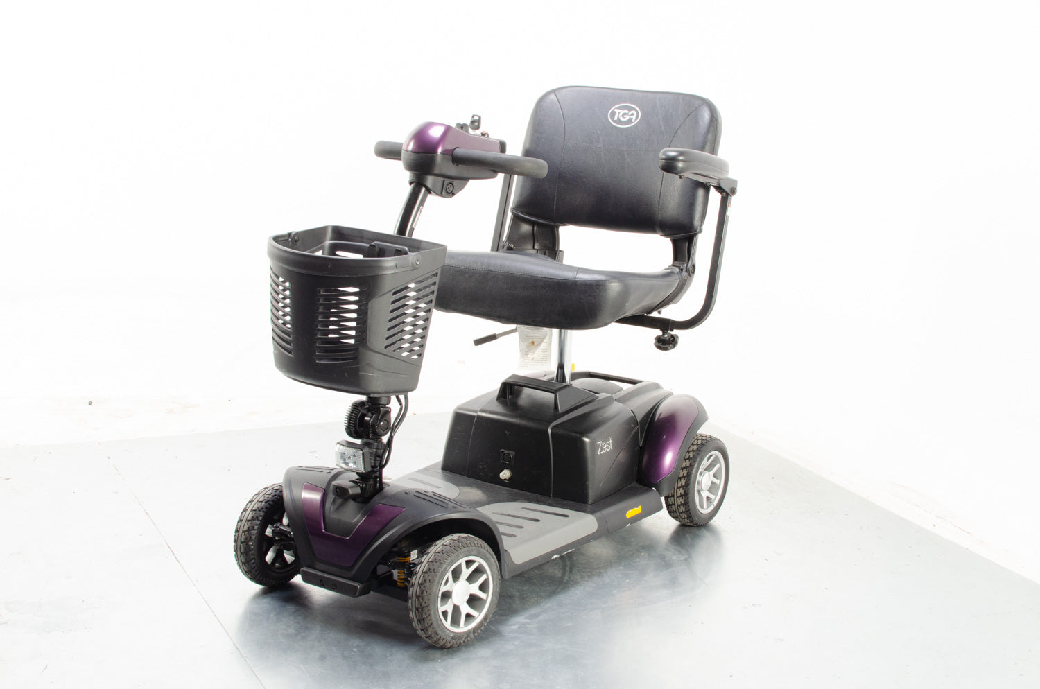 TGA Zest 4mph Small Transportable 18Ah (22Ah Upgrade) Purple