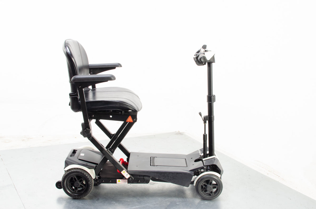 2018 Drive Flex 4 Wheel Auto-fold 4mph Remote Auto Folding Mobility Scooter Mirror Chrome Silver