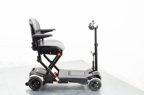 2018 Drive Flex 4 Wheel Auto-fold 4mph Remote Auto Folding Mobility Scooter Mirror Chrome Silver