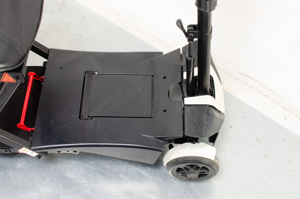 2018 Drive Flex 4 Wheel Auto-fold 4mph Remote Auto Folding Mobility Scooter Mirror Chrome Silver