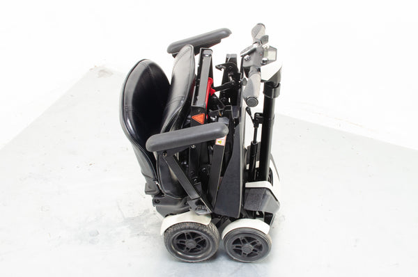 2018 Drive Flex 4 Wheel Auto-fold 4mph Remote Auto Folding Mobility Scooter Mirror Chrome Silver