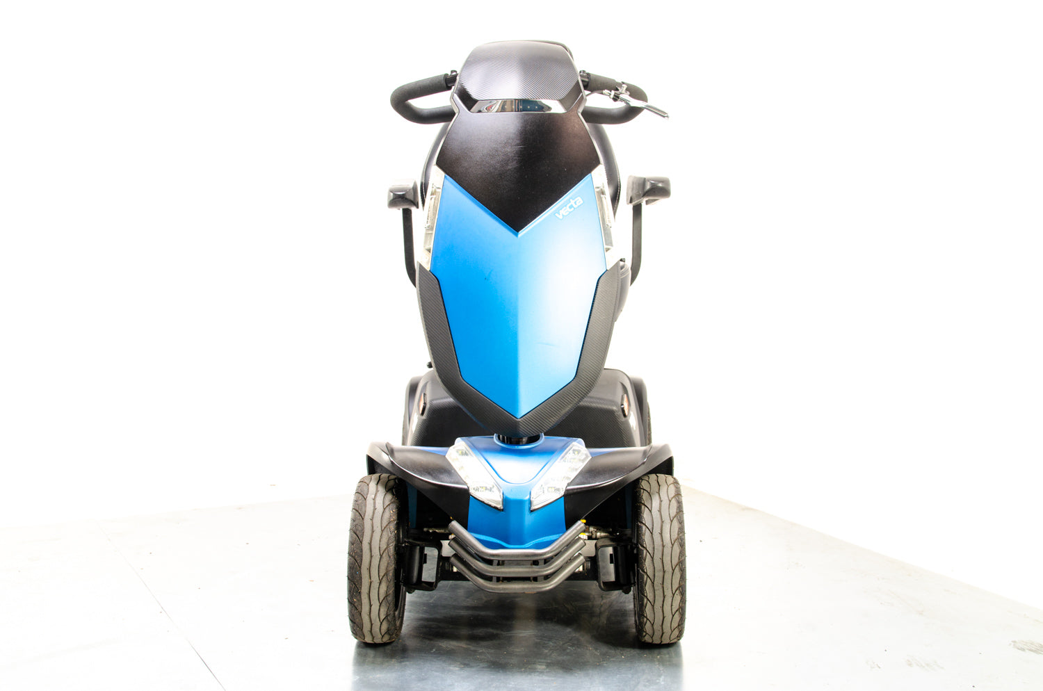 Rascal Vecta Sport All-Terrain Off-Road Used Electric Mobility Scooter 8mph Suspension Max Grip Road Legal Blue