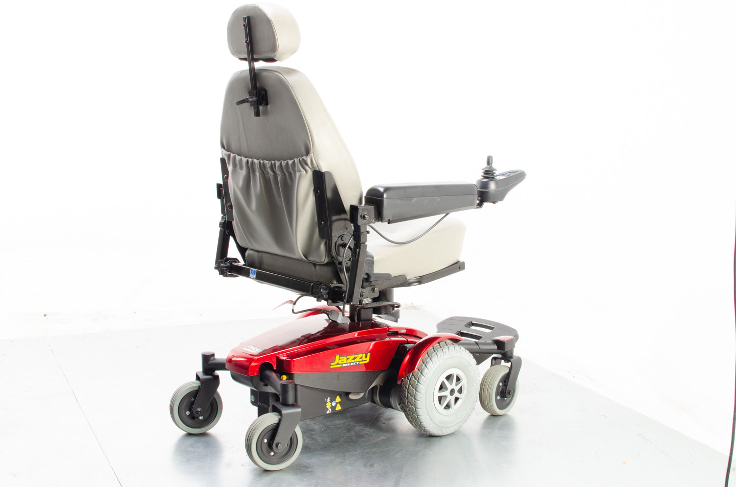 2016 Pride Jazzy Select 6 4mph MWD Powered Wheelchair Electric Raiser in Red