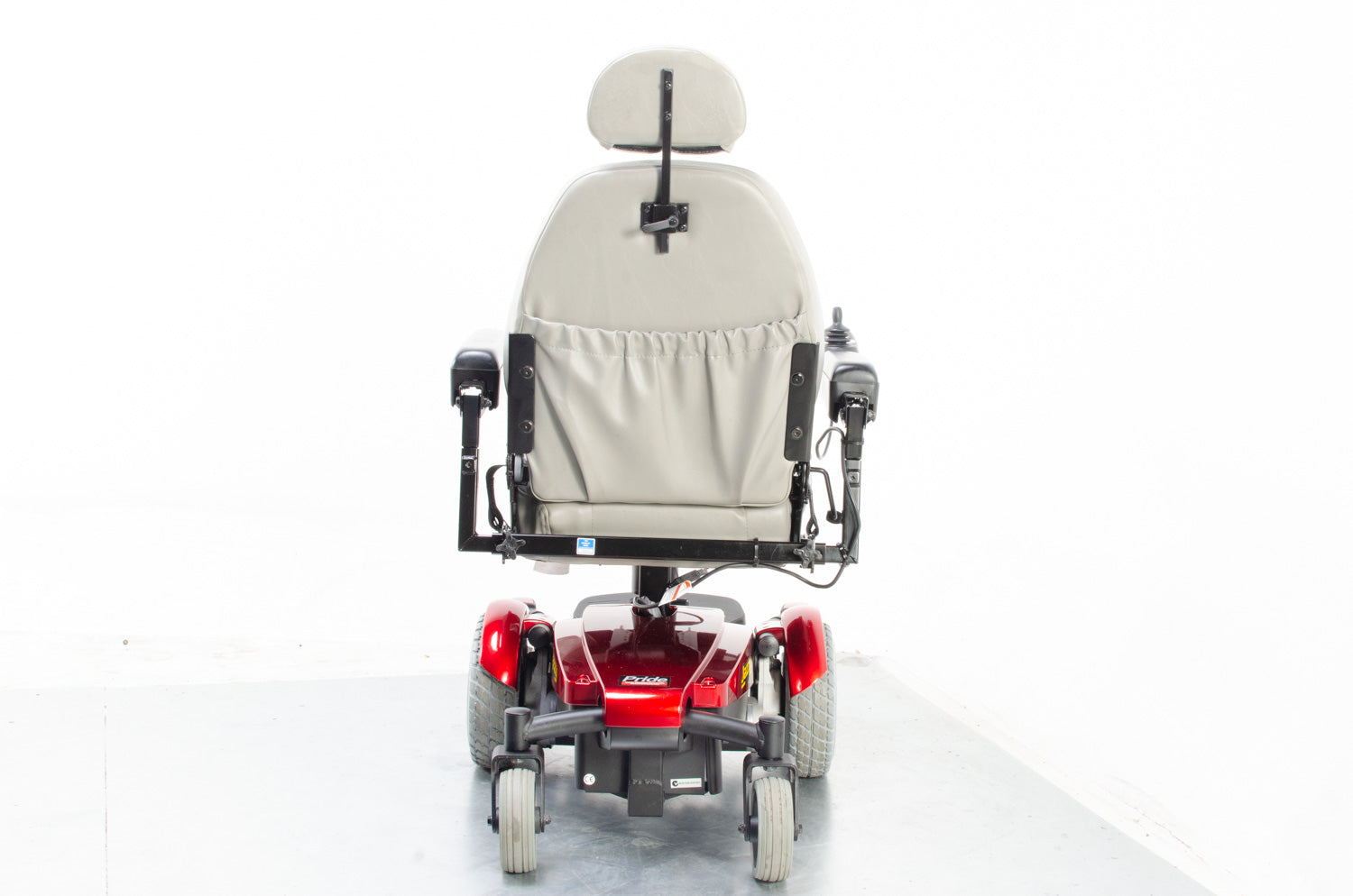 2016 Pride Jazzy Select 6 4mph MWD Powered Wheelchair Electric Raiser in Red