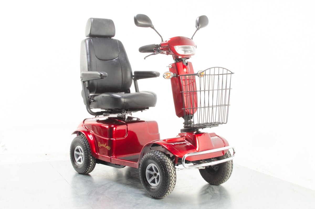 2011 Rascal Voyager 329LE Electric Mobility Scooter Used Second Hand 8mph Large Size Red Main image