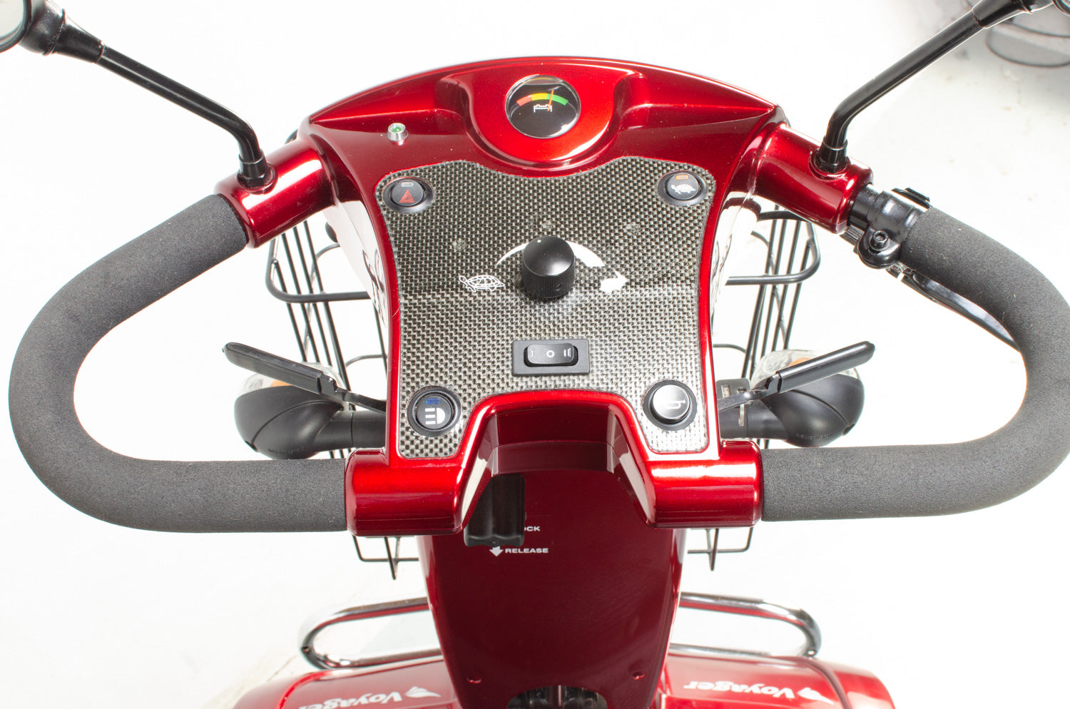 2011 Rascal Voyager 329LE Electric Mobility Scooter Used Second Hand 8mph Large Size Red Secondary image