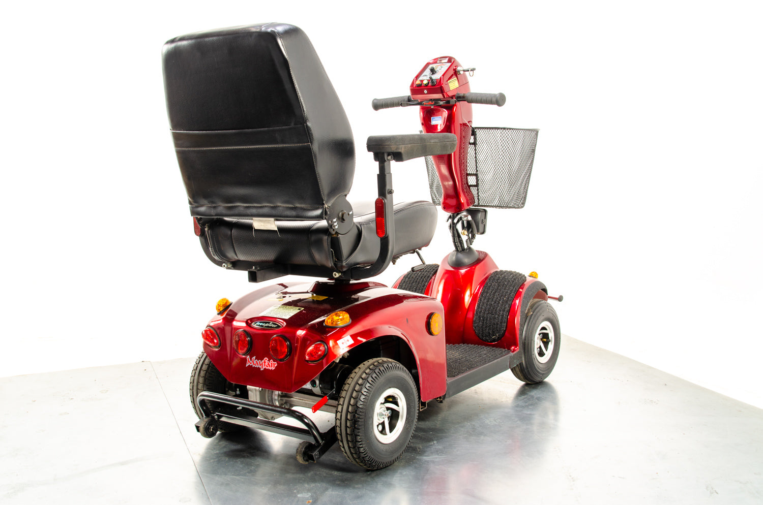 Freerider Mayfair 4 All-Terrain Used Mobility Scooter 4mph Red Pavement