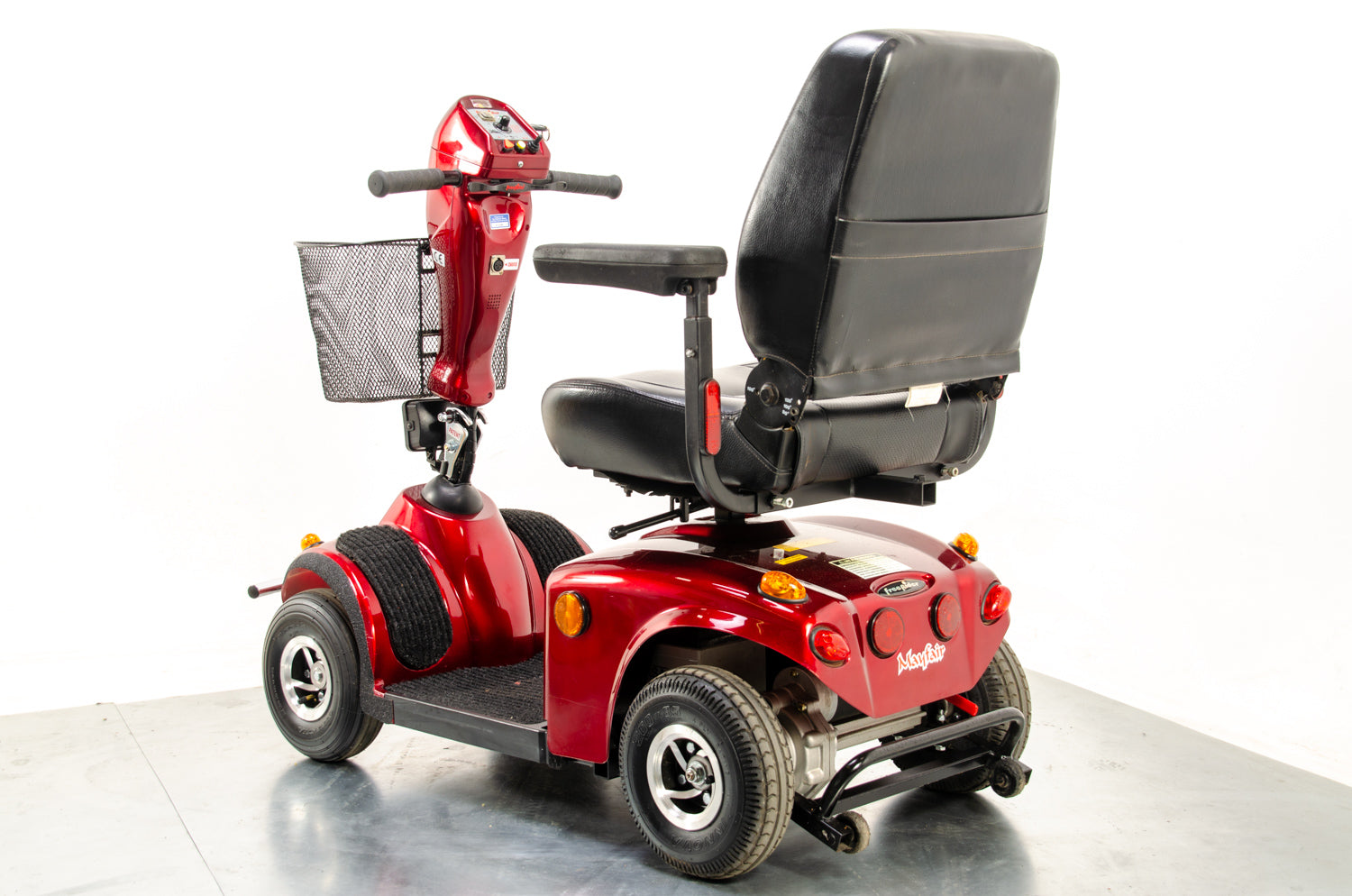 Freerider Mayfair 4 All-Terrain Used Mobility Scooter 4mph Red Pavement