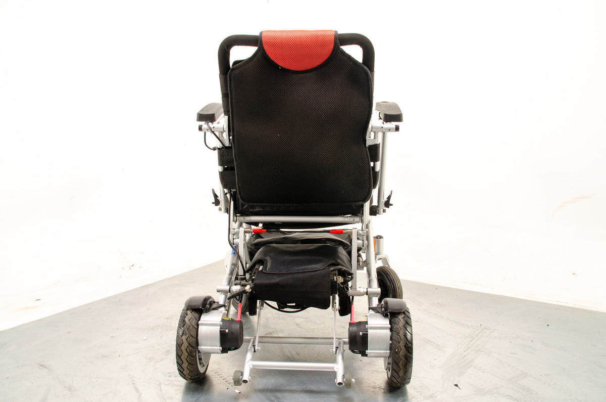 LITH-TECH Compact Electric Folding Wheelchair Powerchair Used Lightweight Aluminium Lithium