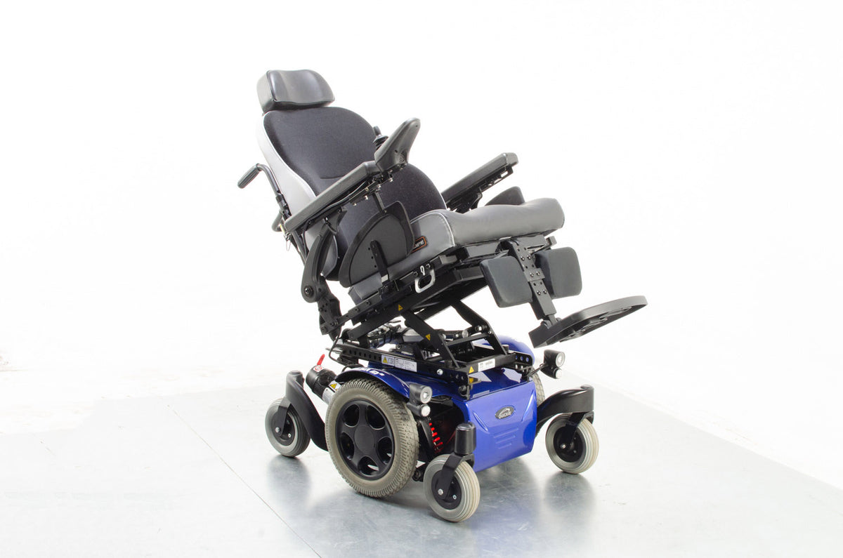 2017 Quickie Salsa M2 6mph Powered Wheelchair Electric Tilt Sunrise Medical Powerchair in Blue