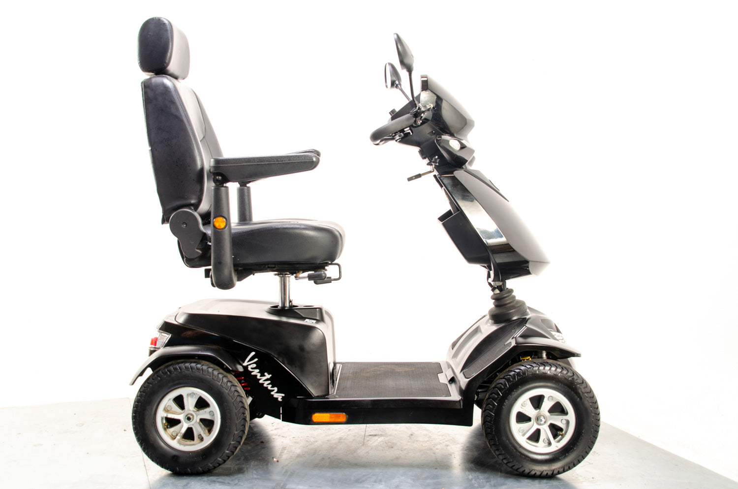Rascal Ventura 8mph Used Electric Mobility Scooter Midsize Modern Road Pavement Class 3 Black Secondary image