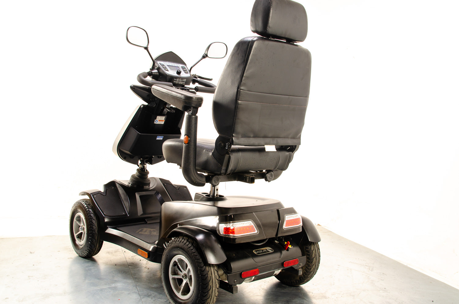 Rascal Ventura 8mph Used Electric Mobility Scooter Midsize Modern Road Pavement Class 3 Black