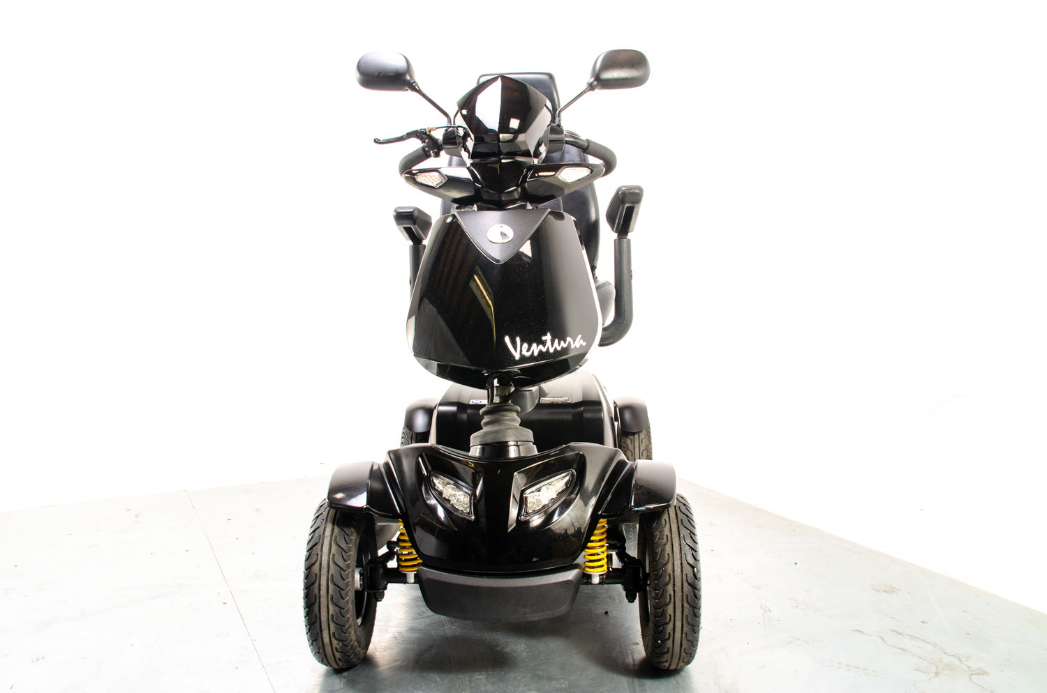 Rascal Ventura 8mph Used Electric Mobility Scooter Midsize Modern Road Pavement Class 3 Black