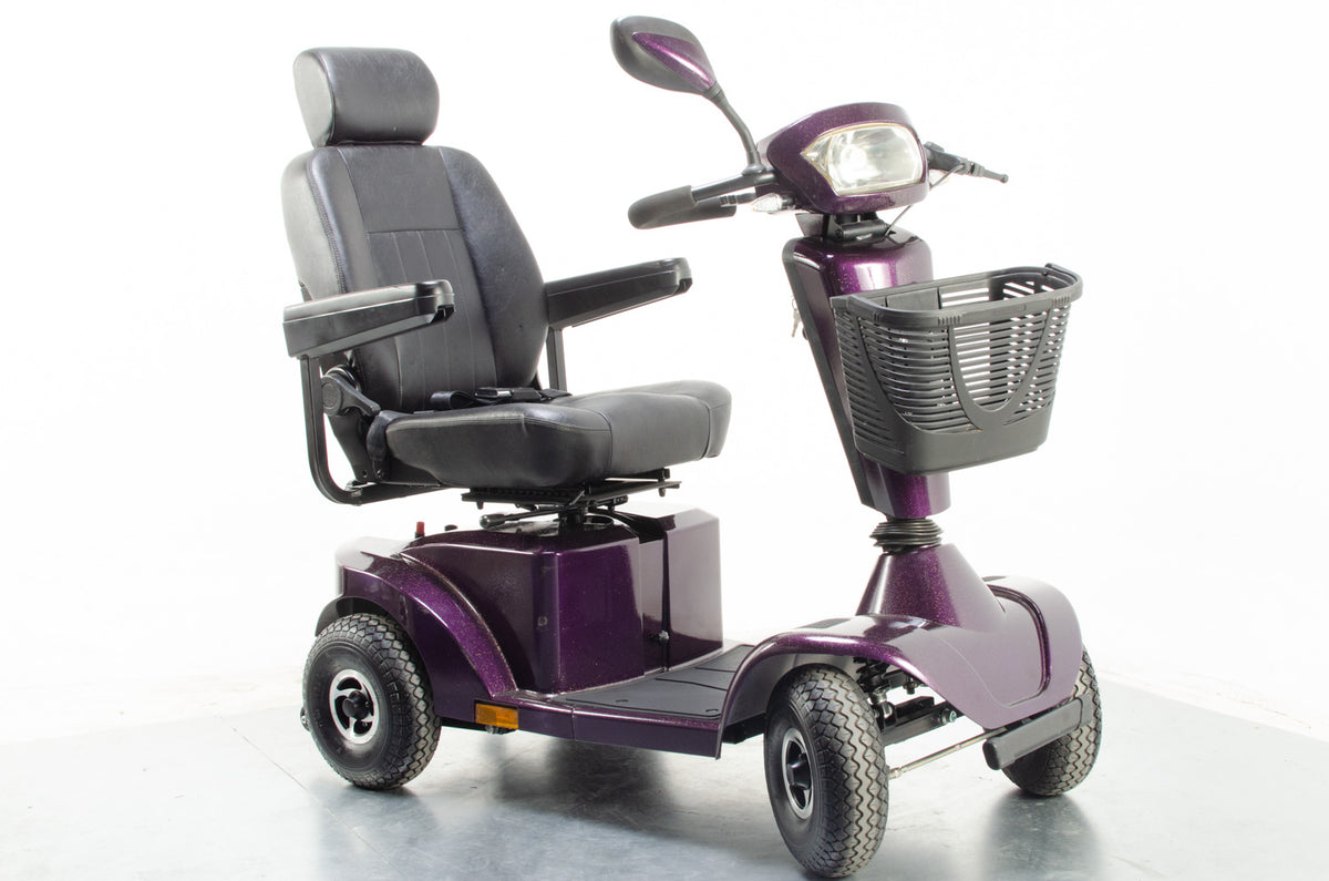 2018 Sunrise Medical Sterling S425 Electric Mobility Scooter Used Second Hand 8mph Mid Size Holographic Purple