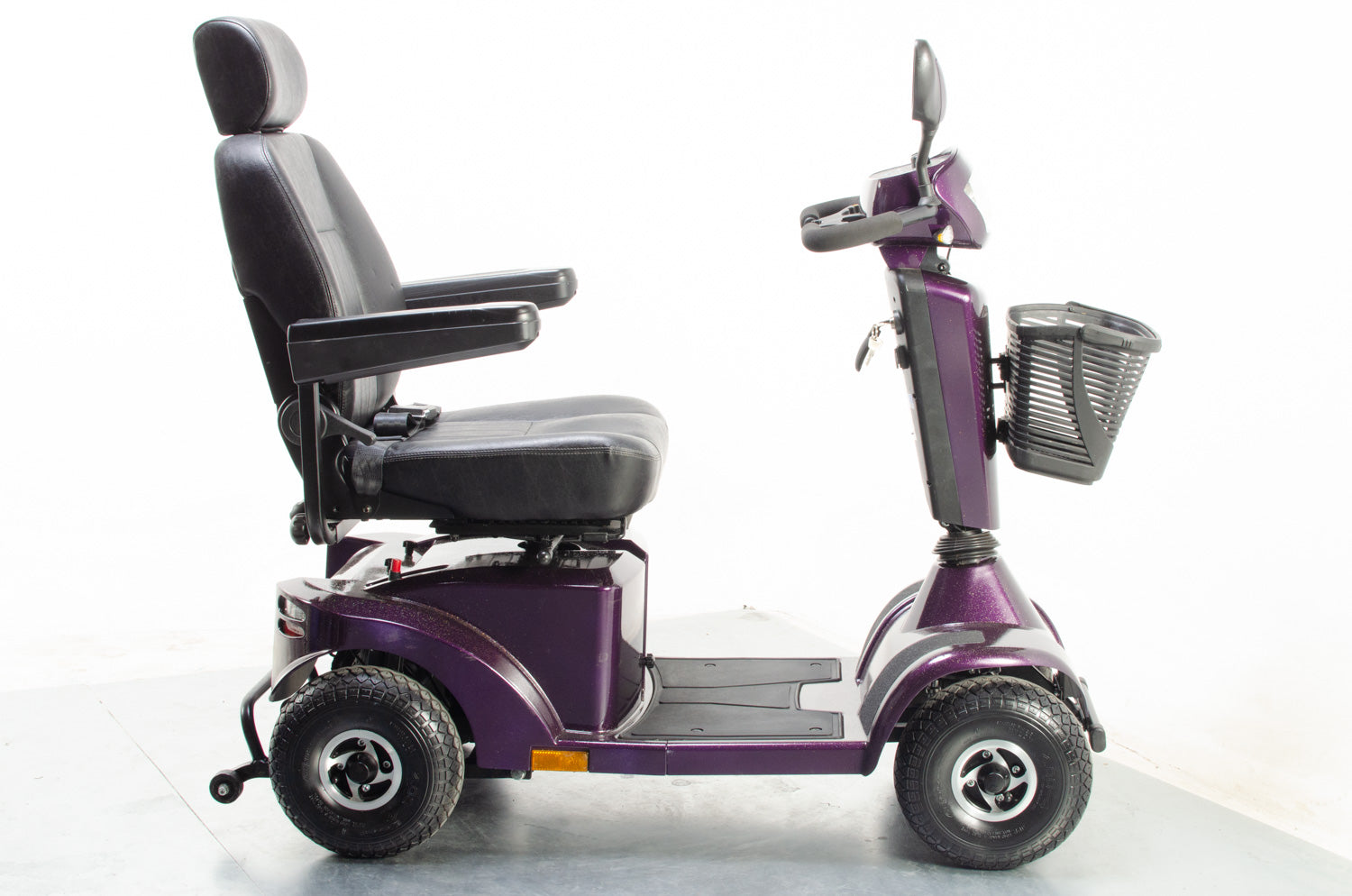 2018 Sunrise Medical Sterling S425 Electric Mobility Scooter Used Second Hand 8mph Mid Size Holographic Purple