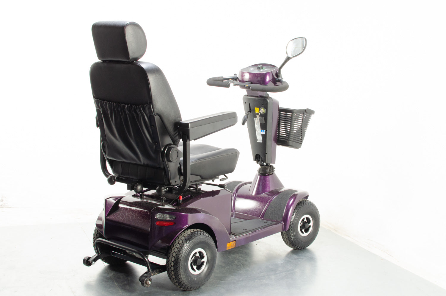 2018 Sunrise Medical Sterling S425 Electric Mobility Scooter Used Second Hand 8mph Mid Size Holographic Purple