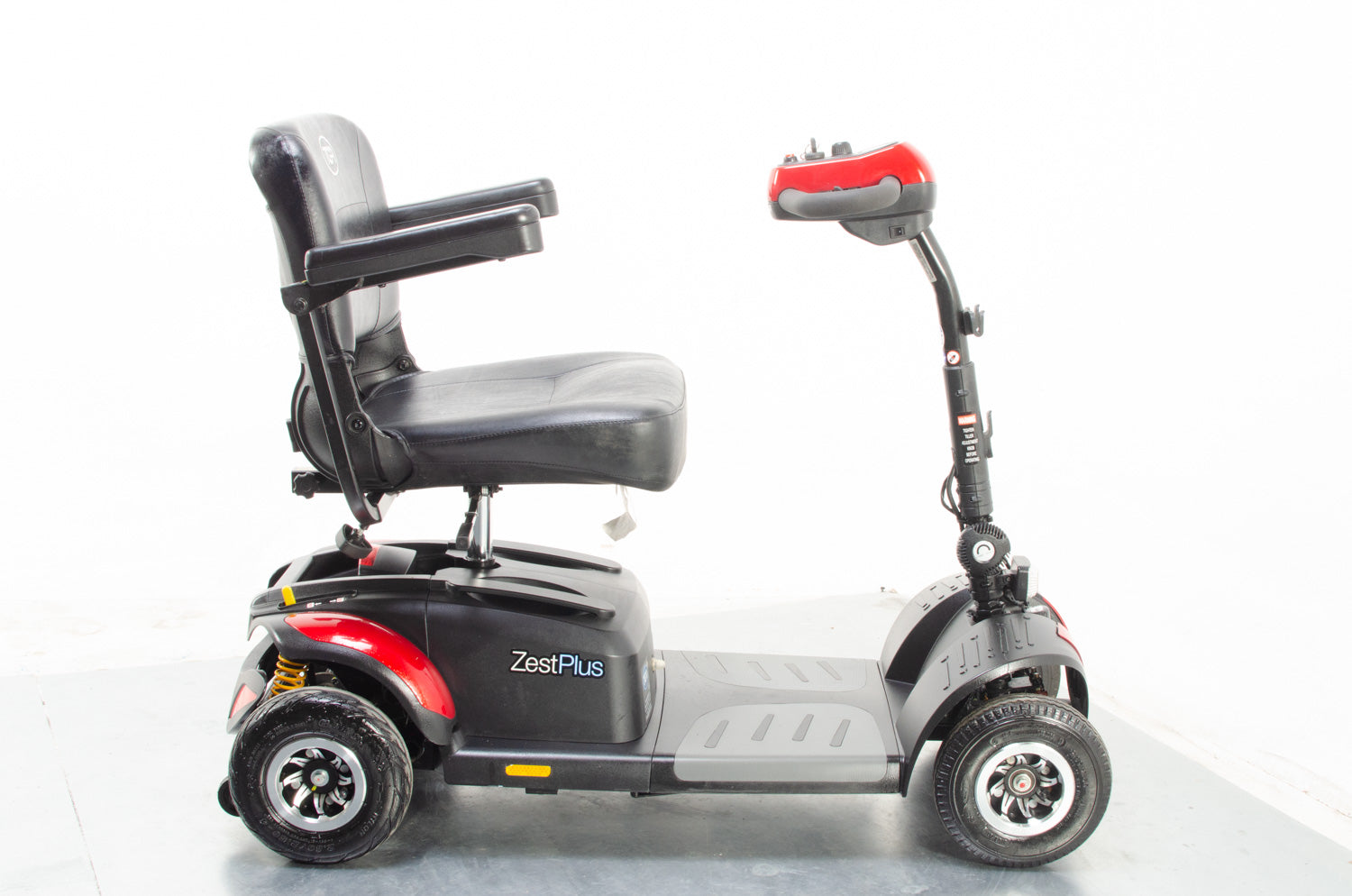 2018 TGA Zest Plus 4mph Electric Mobility Scooter Used Second Hand Transportable Boot Pneumatic Tyres Red