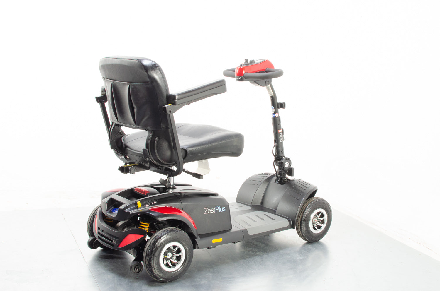 2018 TGA Zest Plus 4mph Electric Mobility Scooter Used Second Hand Transportable Boot Pneumatic Tyres Red