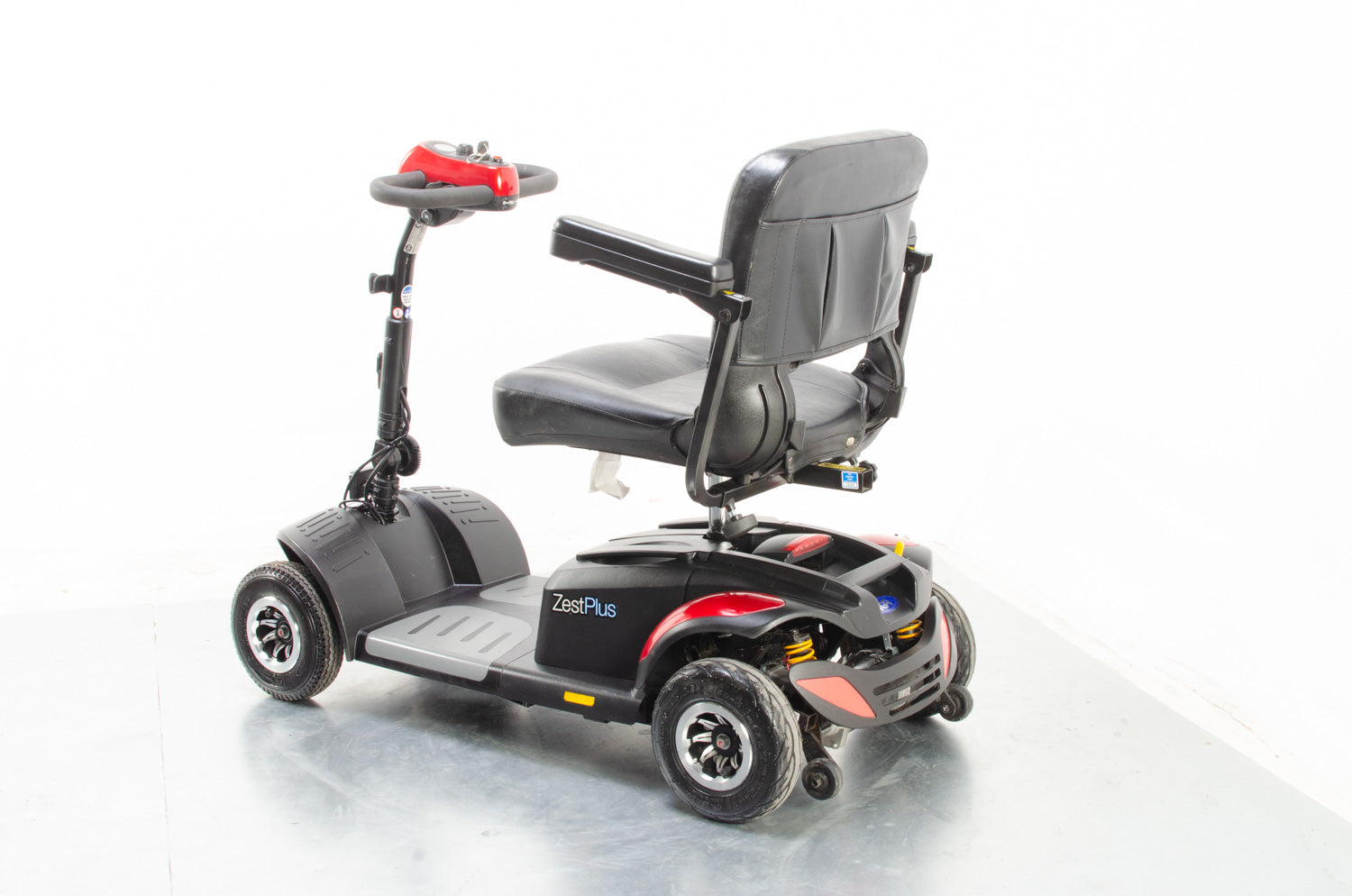 2018 TGA Zest Plus 4mph Electric Mobility Scooter Used Second Hand Transportable Boot Pneumatic Tyres Red