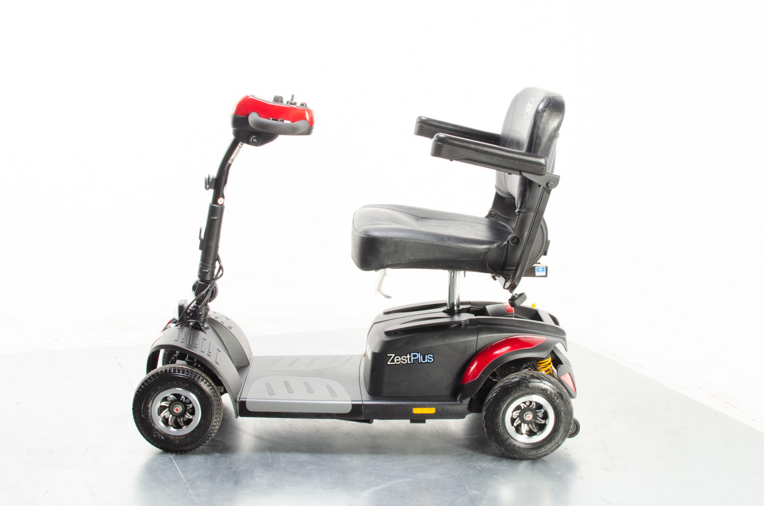 2018 TGA Zest Plus 4mph Electric Mobility Scooter Used Second Hand Transportable Boot Pneumatic Tyres Red