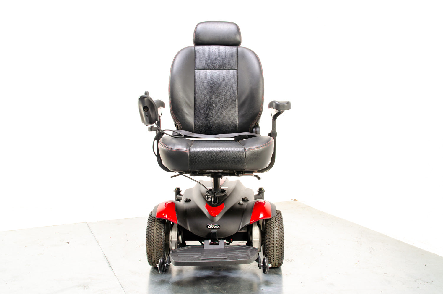 2018 Drive Titan Used Powerchair Electric Wheelchair FWD Captains Chair Red