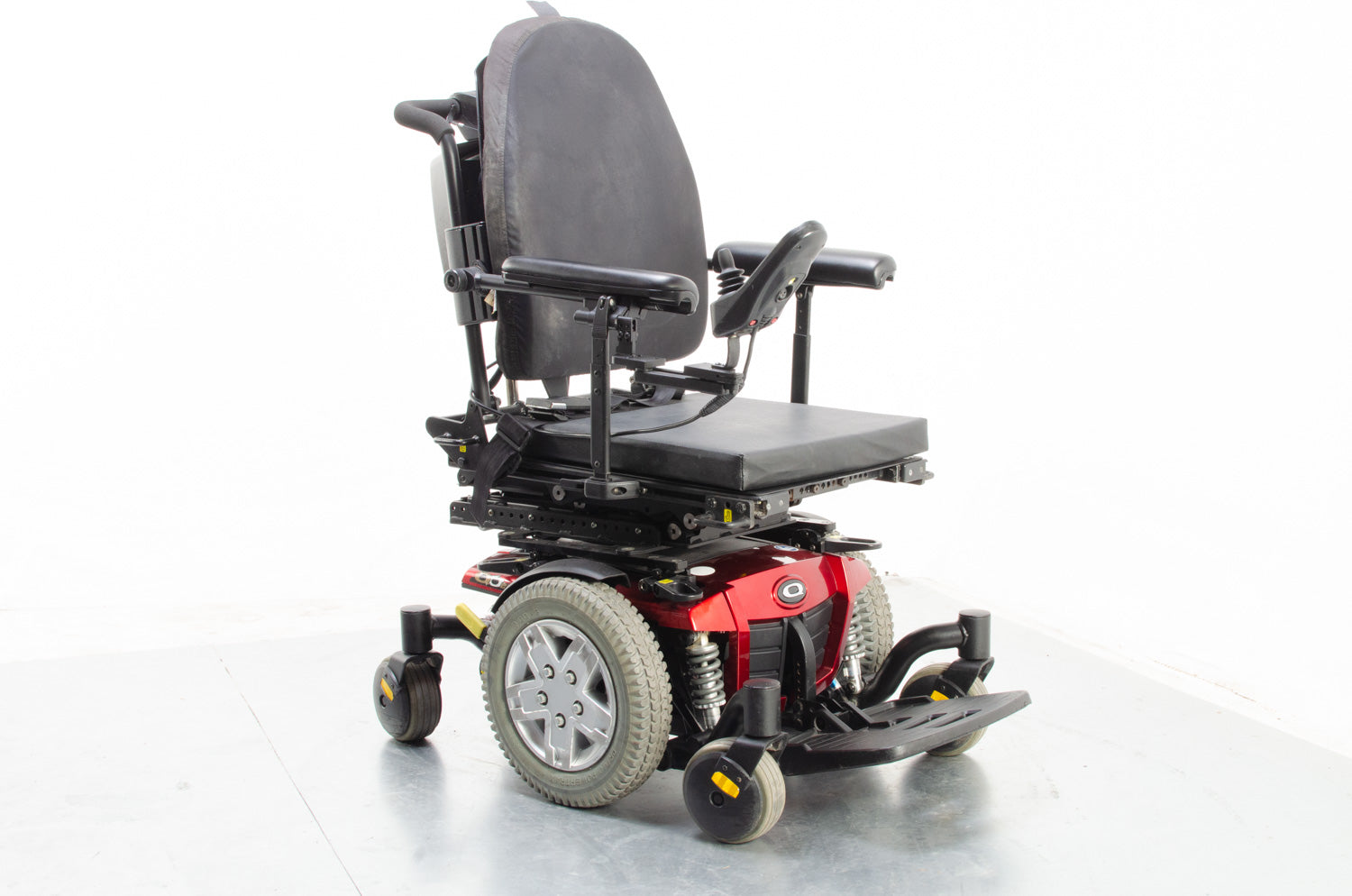 2015 Pride Quantum Q6 Edge Electric Wheelchair Powerchair Power Tilt Recline 4mph Used Red