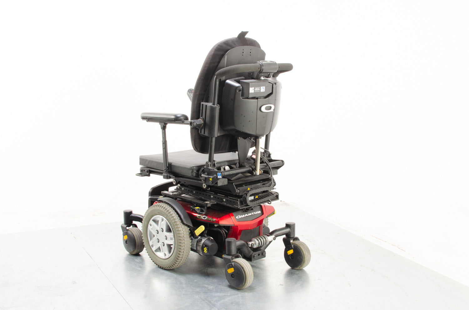 2015 Pride Quantum Q6 Edge Electric Wheelchair Powerchair Power Tilt Recline 4mph Used Red