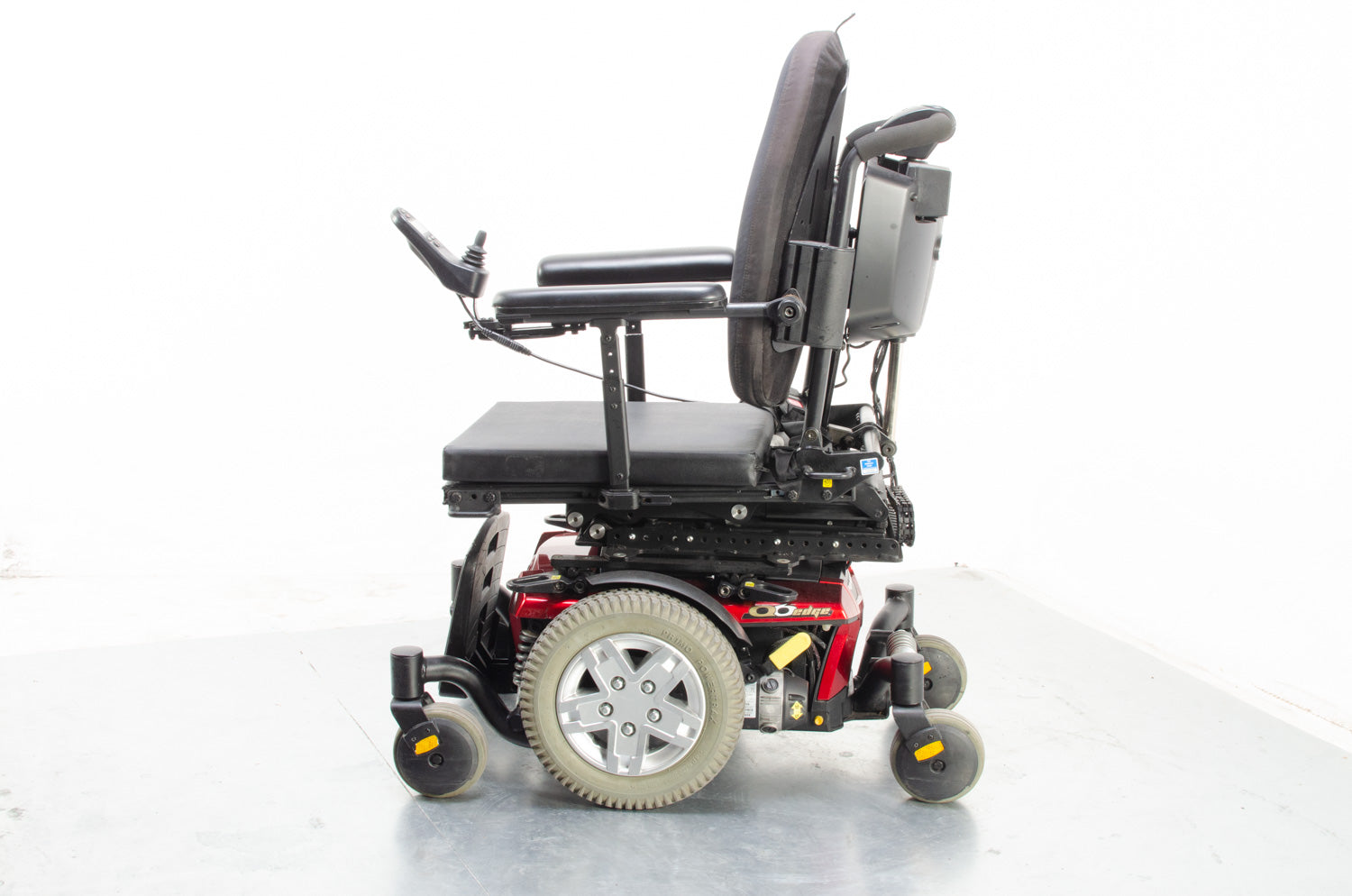 2015 Pride Quantum Q6 Edge Electric Wheelchair Powerchair Power Tilt Recline 4mph Used Red