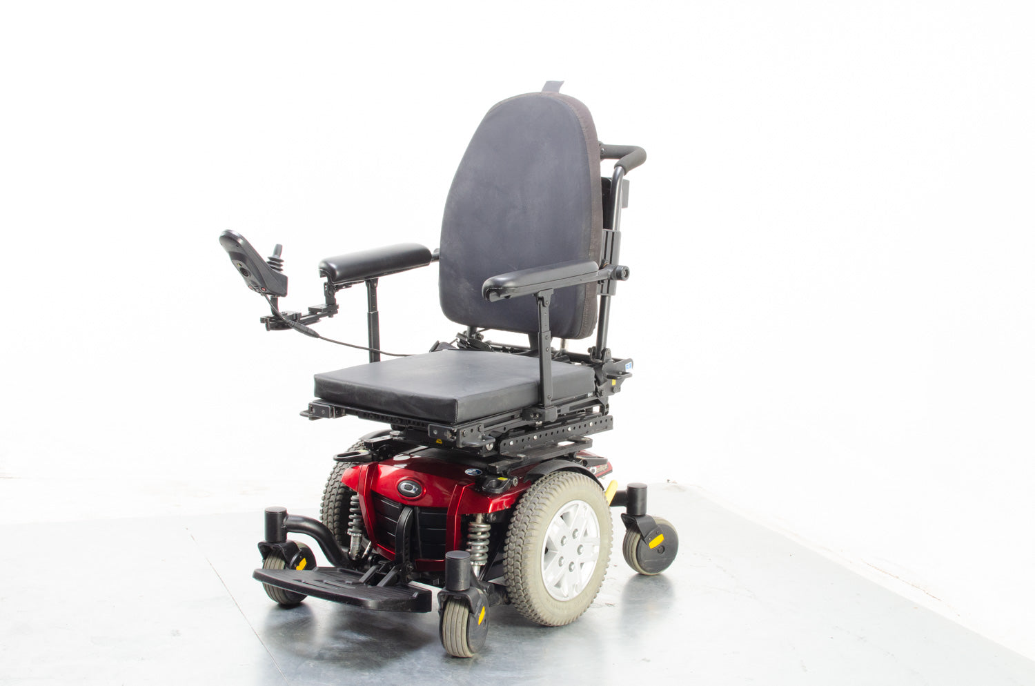 2015 Pride Quantum Q6 Edge Electric Wheelchair Powerchair Power Tilt Recline 4mph Used Red