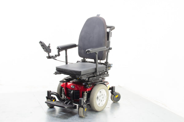 2015 Pride Quantum Q6 Edge Electric Wheelchair Powerchair Power Tilt Recline 4mph Used Red