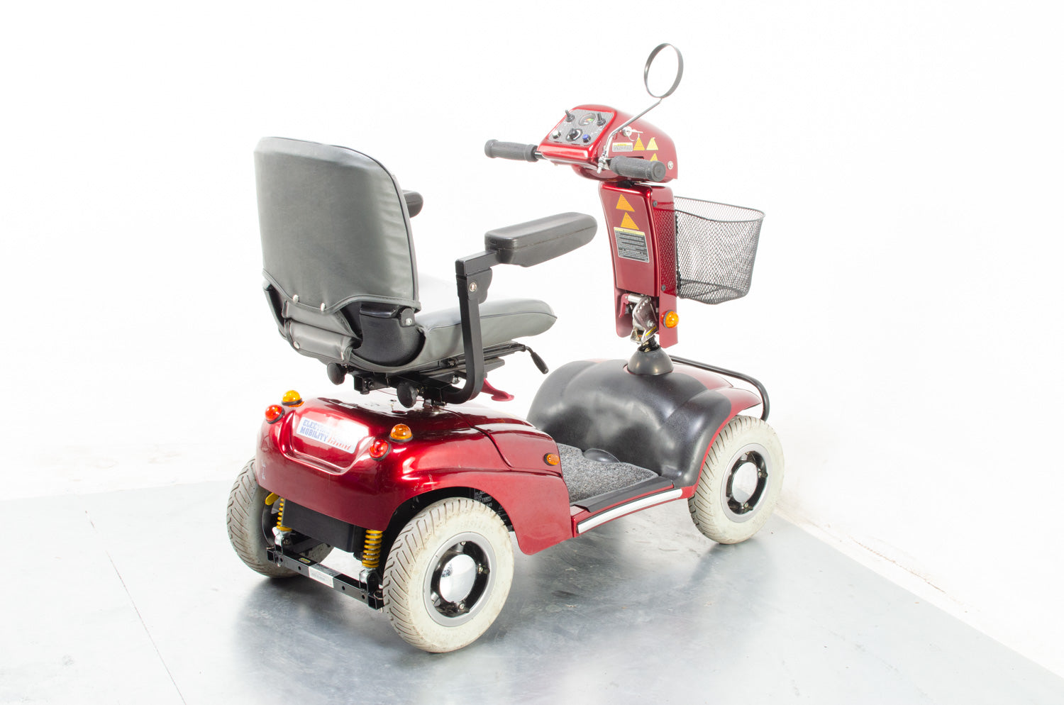 2010 Rascal 650 6mph Electric Mobility Scooter Second Hand Mid Size Red