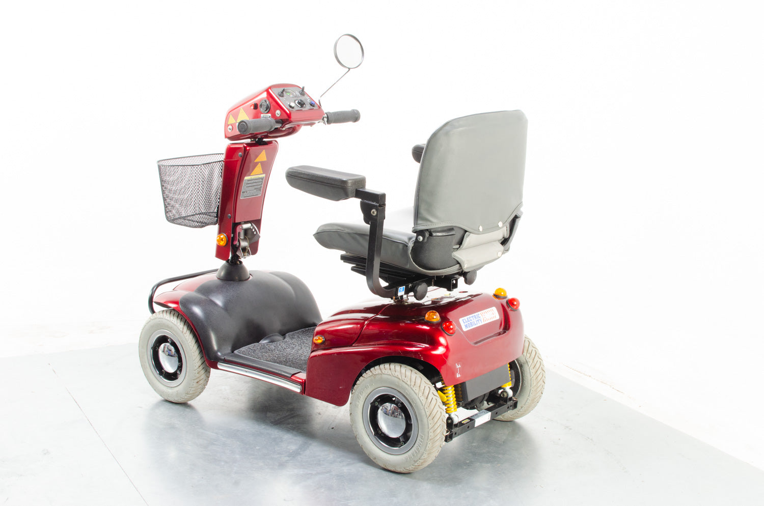 2010 Rascal 650 6mph Electric Mobility Scooter Second Hand Mid Size Red