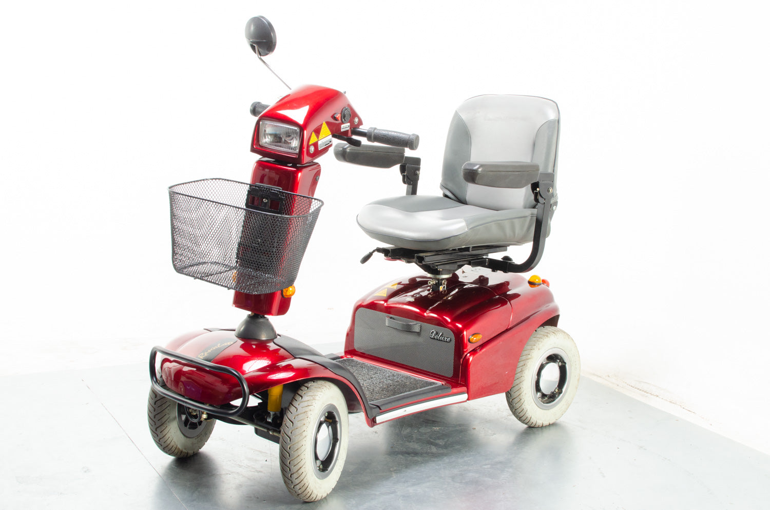 2010 Rascal 650 6mph Electric Mobility Scooter Second Hand Mid Size Red