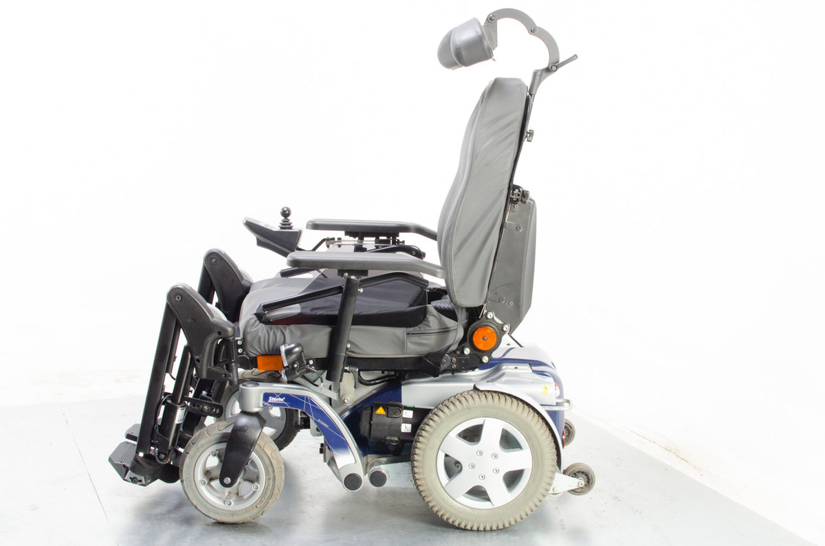Invacare Storm 4 Electric Wheelchair Powerchair Power Riser Tilt Recline Elevating Leg Rests Used Second Hand