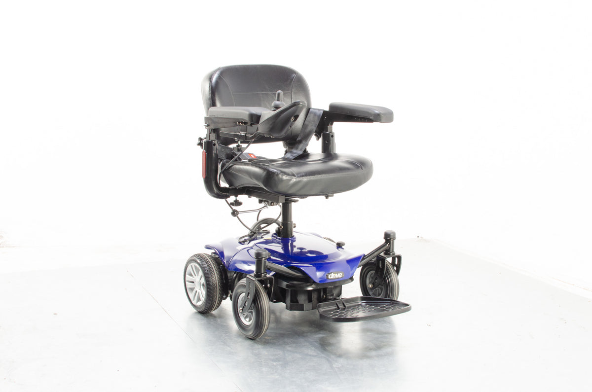 2016 Drive Cobalt Electric Wheelchair Powerchair in Blue 4mph Indoor